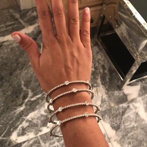 Jewelry - Faux rhinestone lightweight bangles Jewelry - Faux rhinestone lightweight bangles
